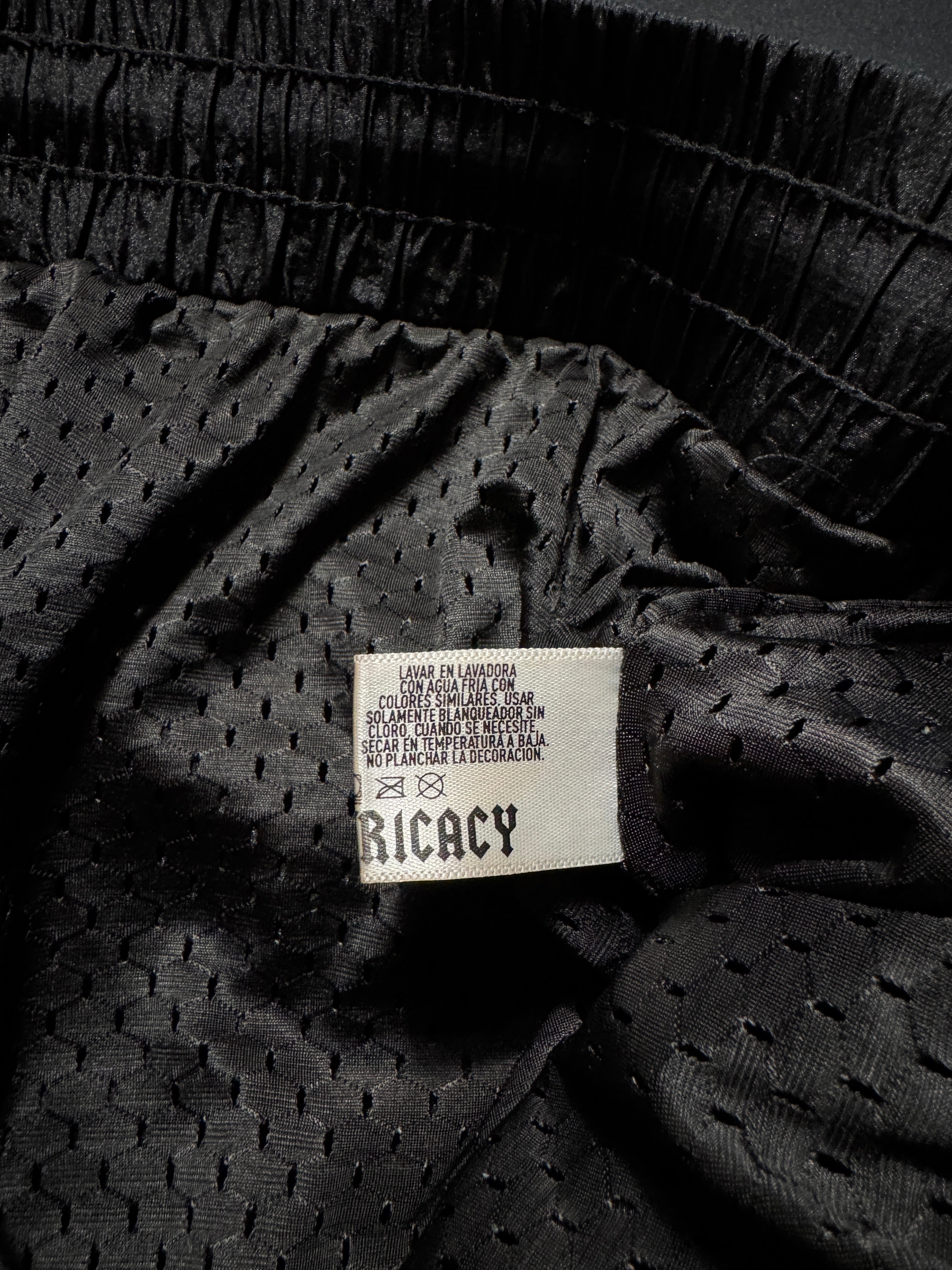 Lost Intricacy Black Nylon Shorts