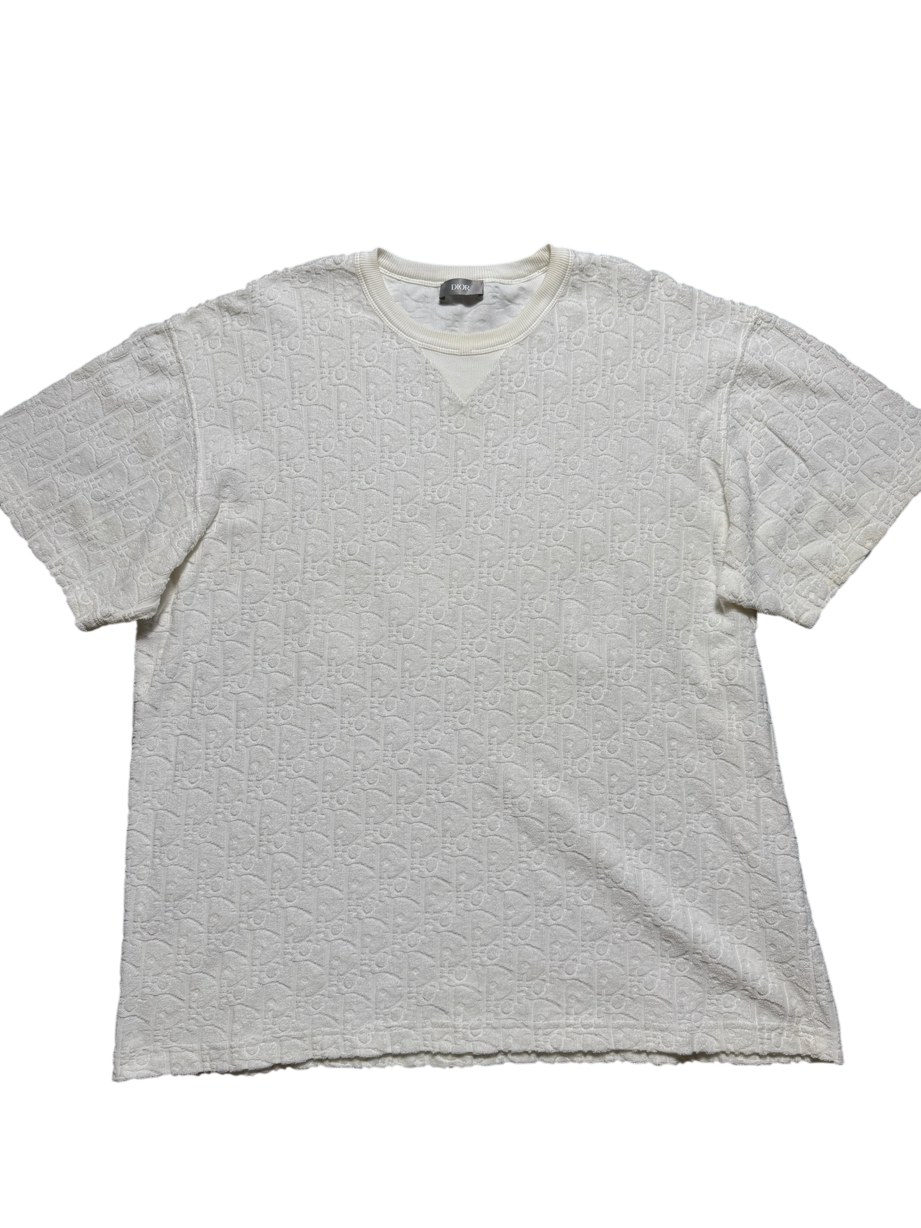 Dior White Towel Tee