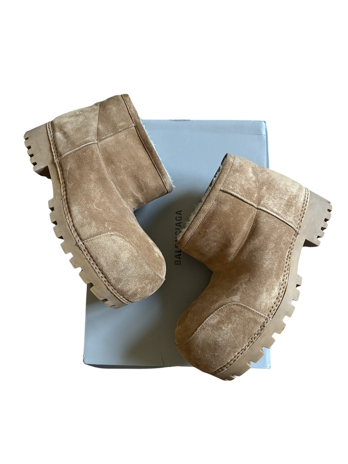 Balenciaga Alaska Suede Ankle Boots