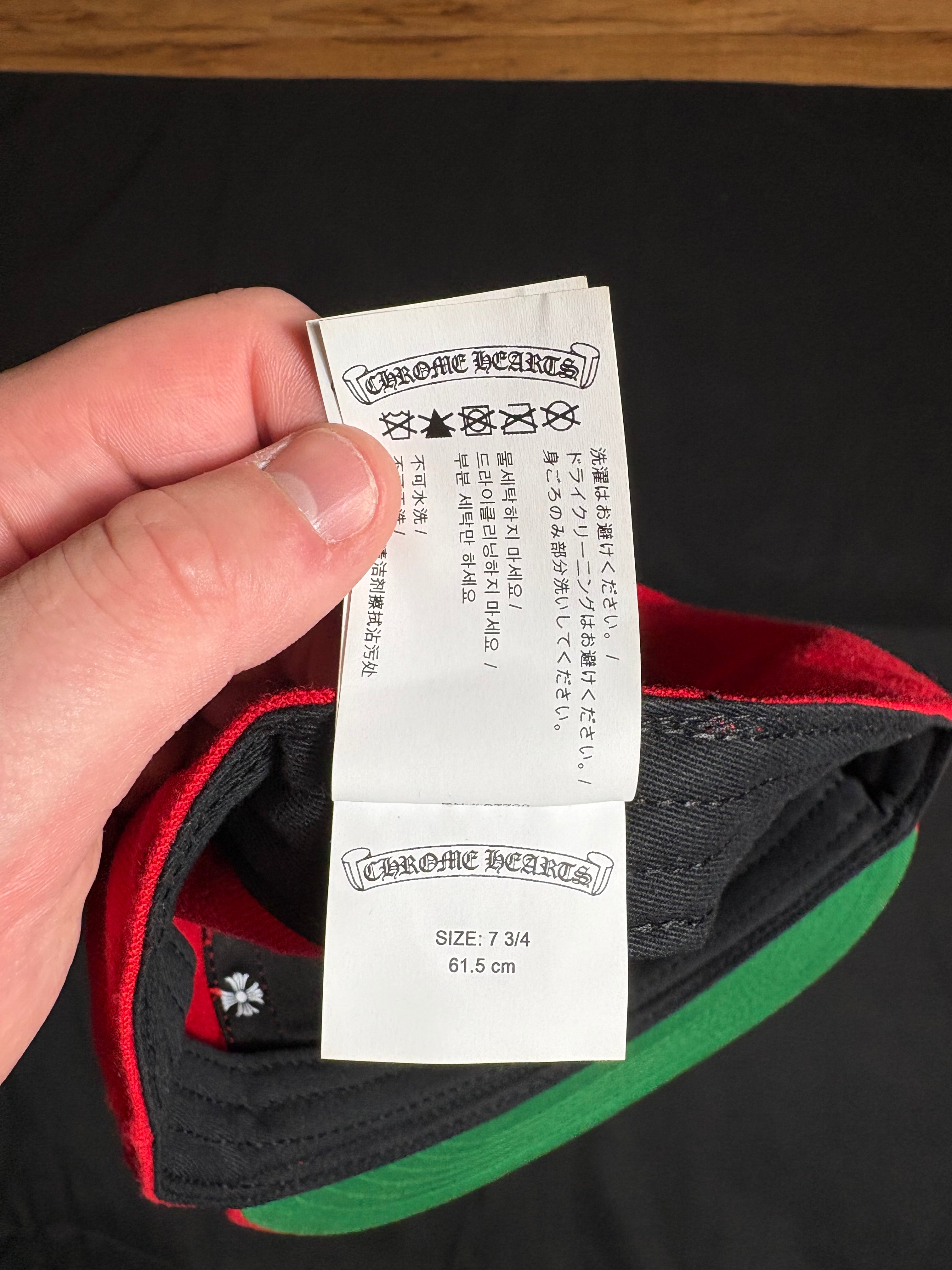 Chrome Hearts Red Love You Hat