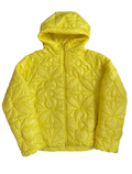 LOUIS VUITTON YELLOW FLOWER MONOGRAM PUFFER JACKET 48