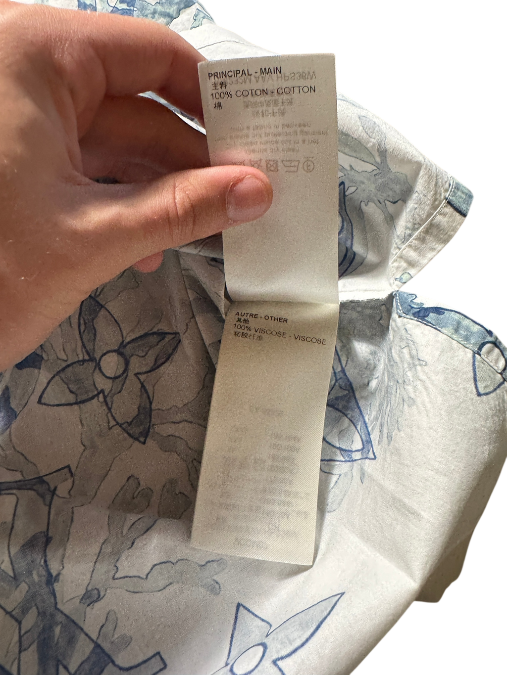 Louis Vuitton Floral Button Up