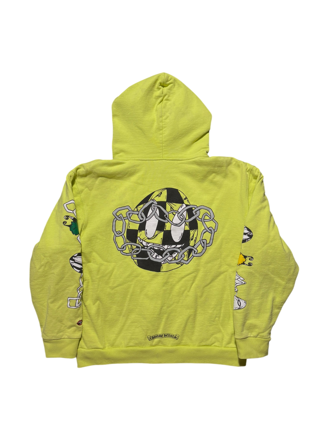 Chrome Hearts Matty Boy Link Thermal Zip Up Hoodie - Size Large