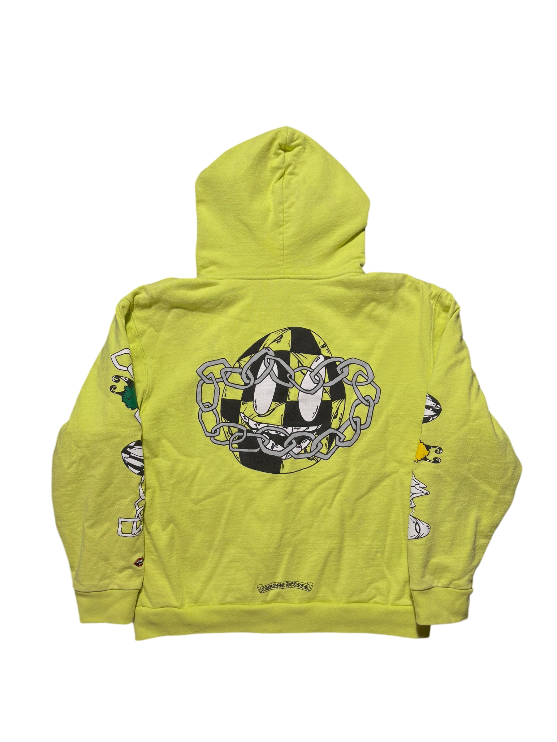 Chrome Hearts Matty Boy Link Thermal Zip Up Hoodie - Size Large