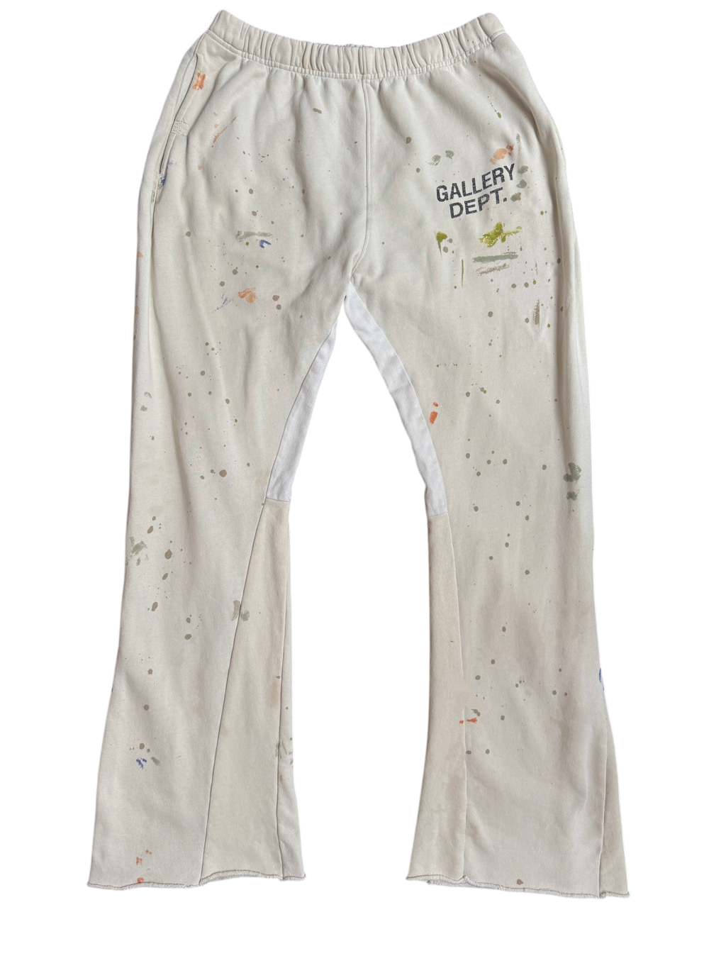 Gallery Cream Flare Sweats