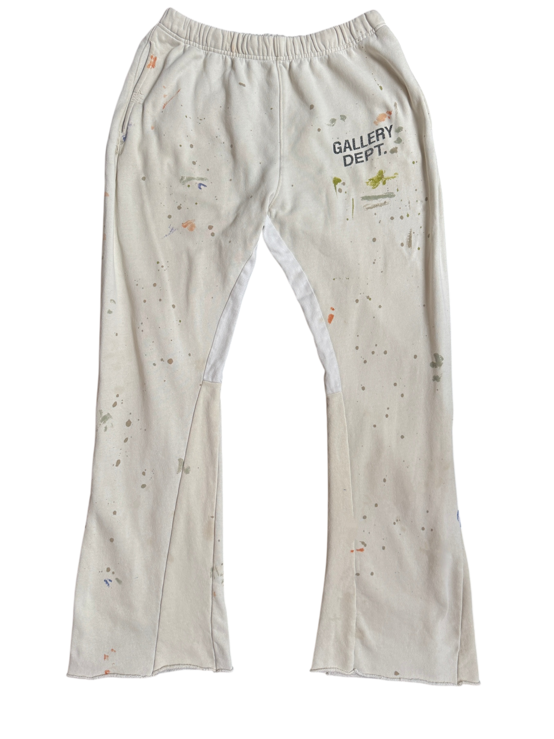 Gallery Cream Flare Sweats