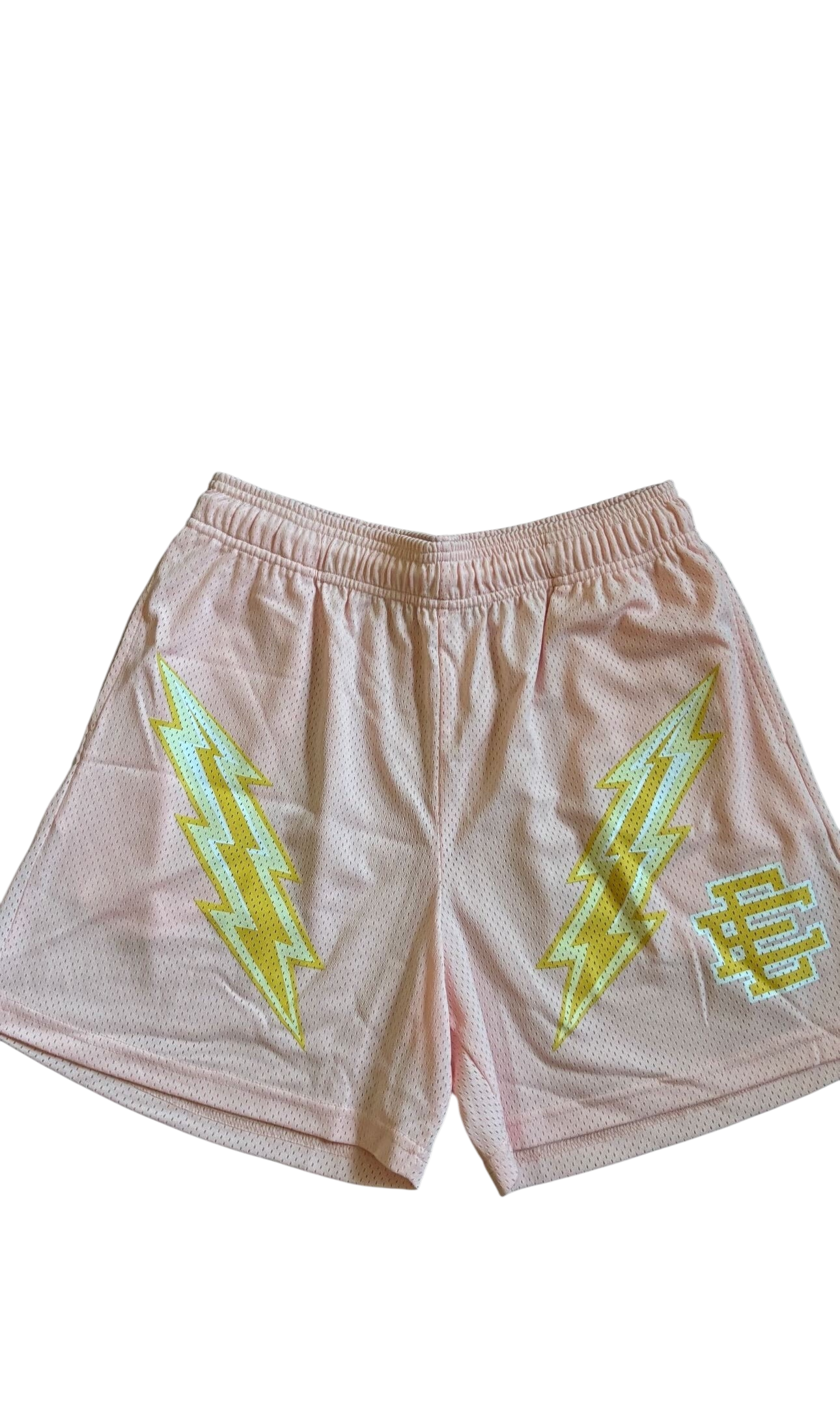 Eric Emanuel EE Short Rose Quartz/Yellow Bolt