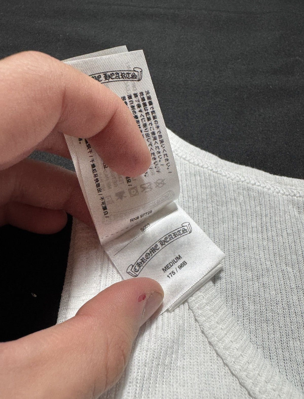 Chrome Hearts Scroll Tank Top