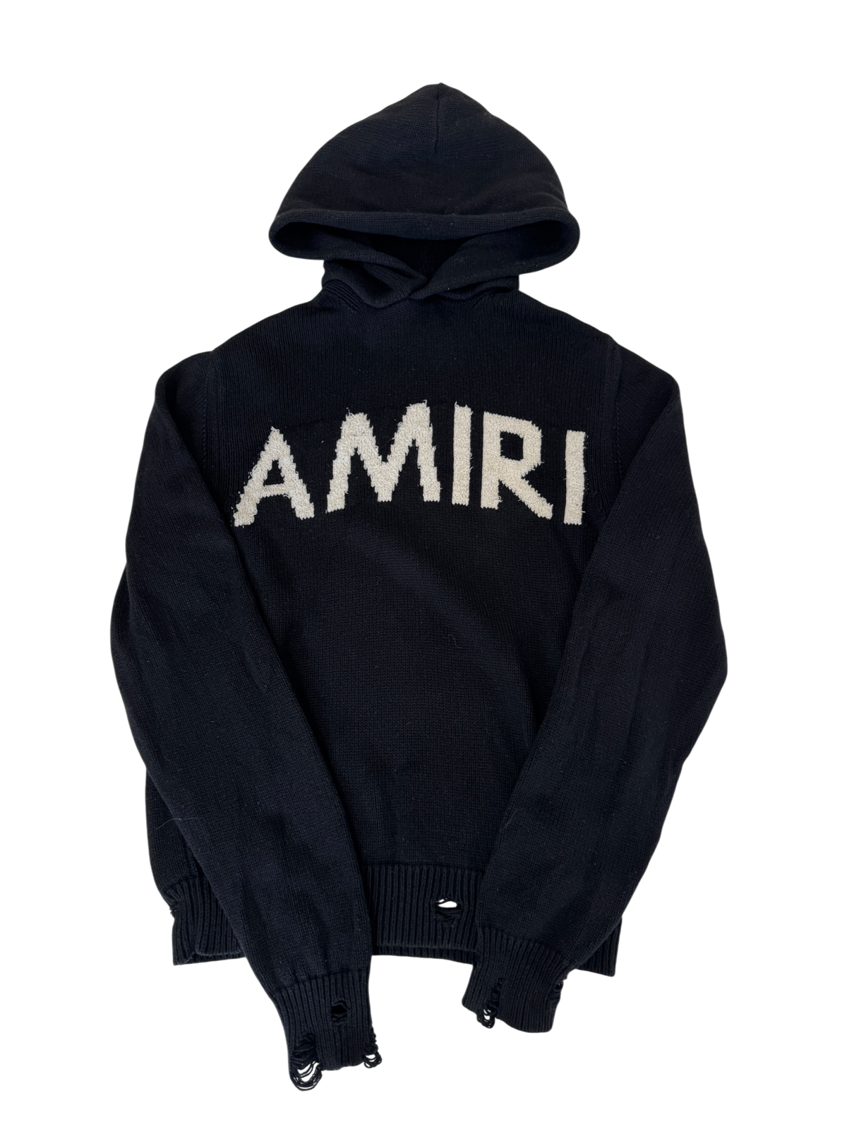 Amiri Eyelash Logo Black Hoodie