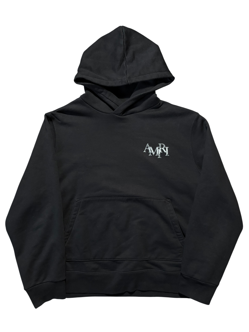 Amiri Metallic Logo Pullover Hoodie - Size XXXL