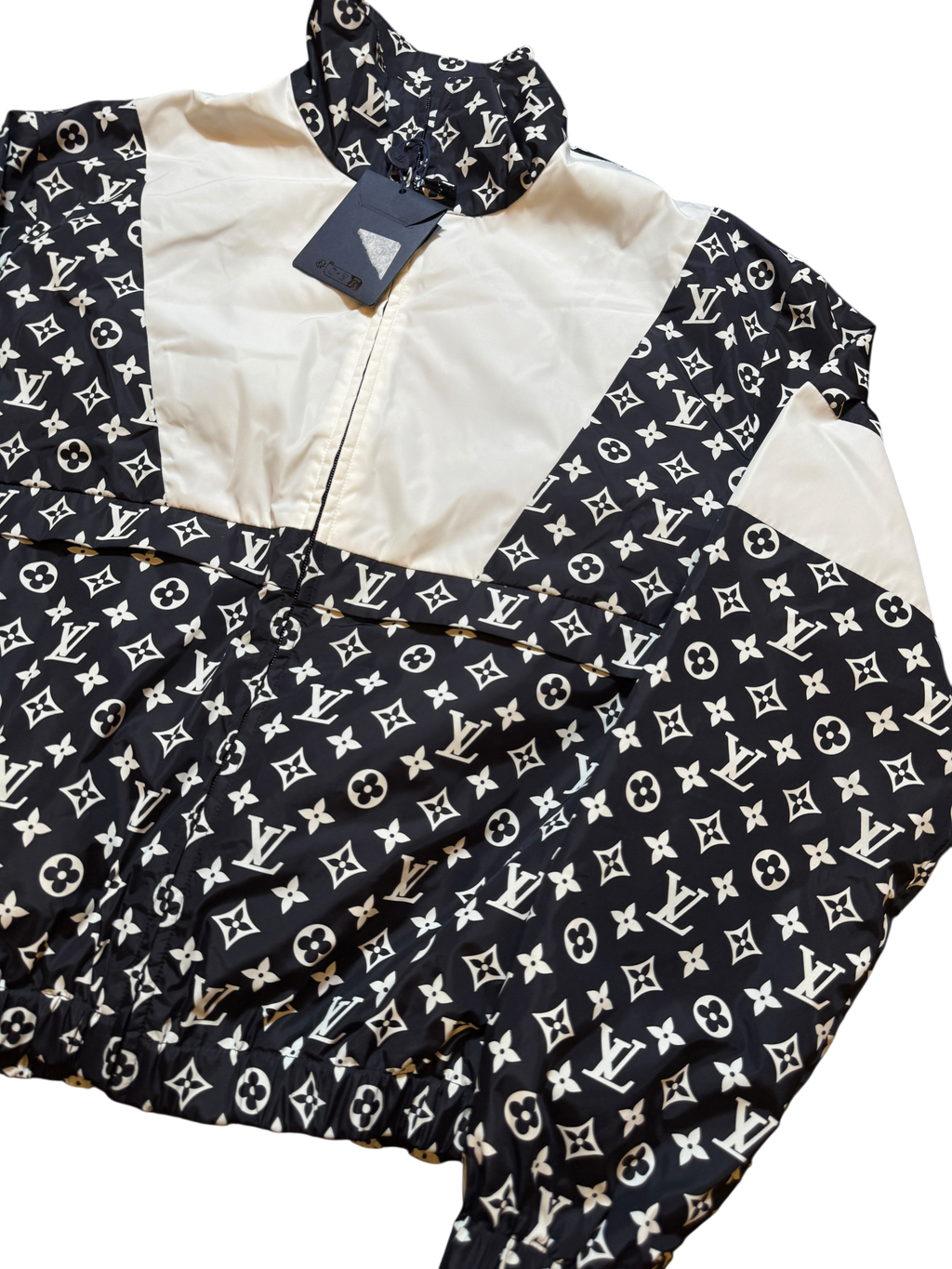 Louis Vuitton Monogram Nylon Windbreaker Jacket - Size 48