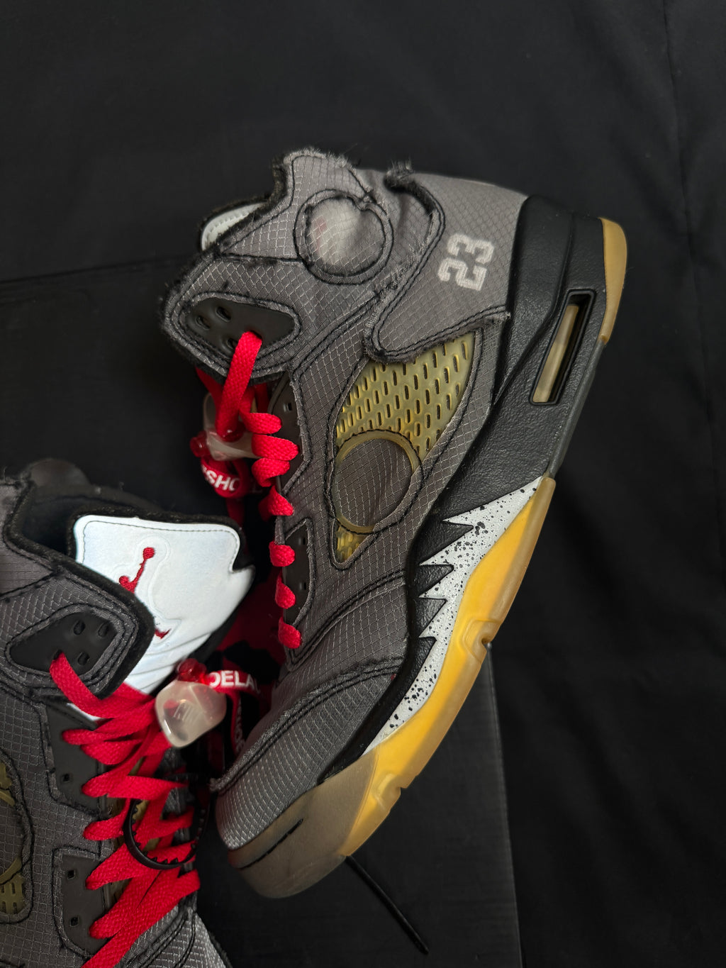 Air Jordan Off White 5 Black