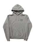 Dior Grey CD Logo Hoodie - Size L