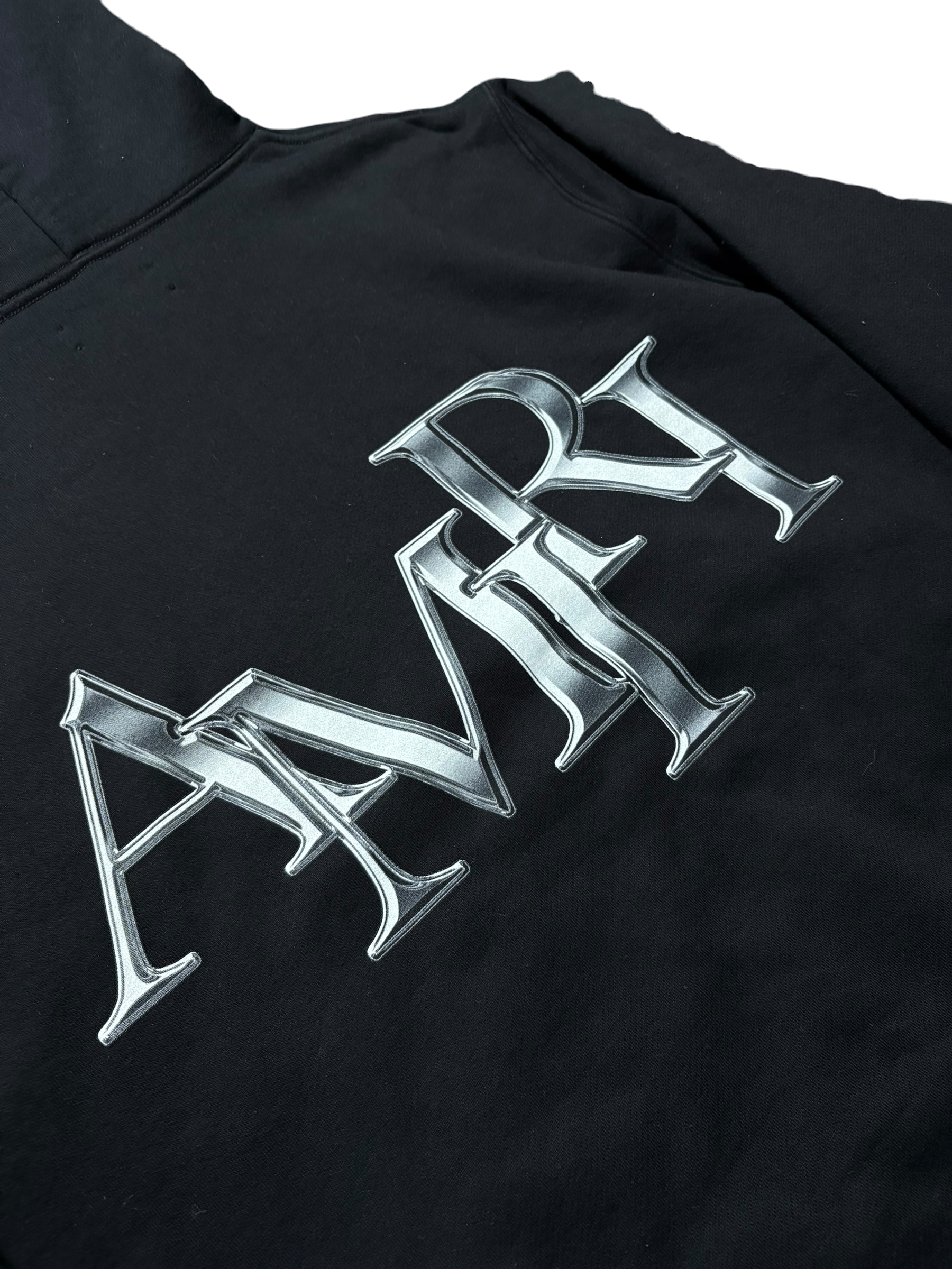Amiri Metallic Logo Pullover Hoodie - Size XXXL