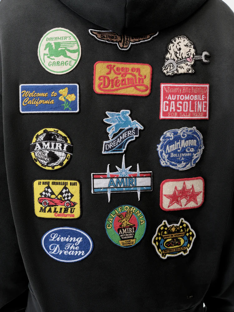 Amiri Station Patch Black Hoodie