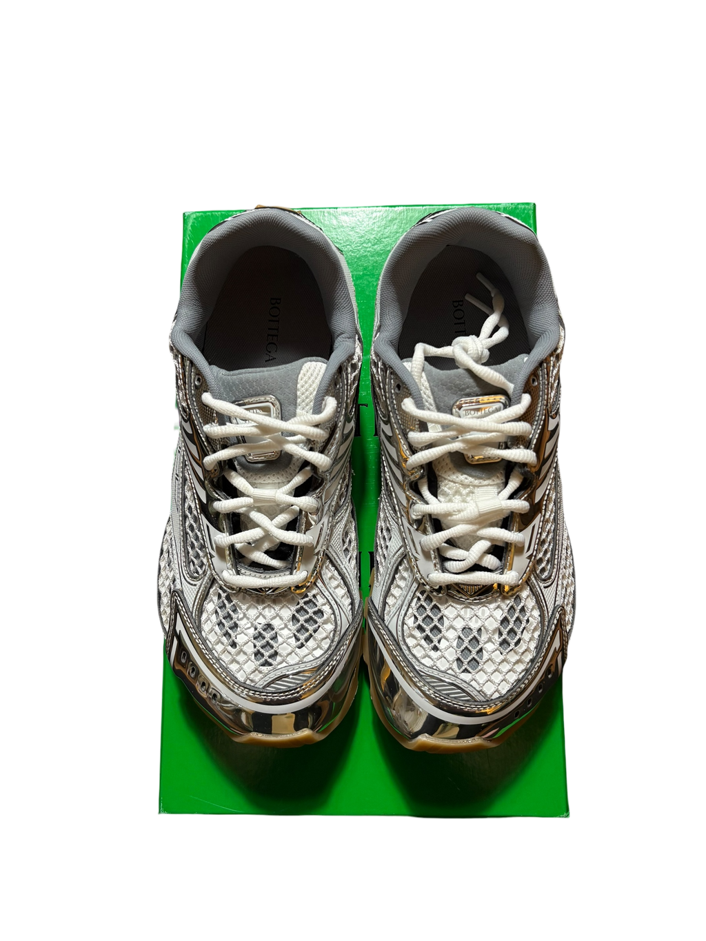 Bottega Veneta Orbit Sneakers Silver