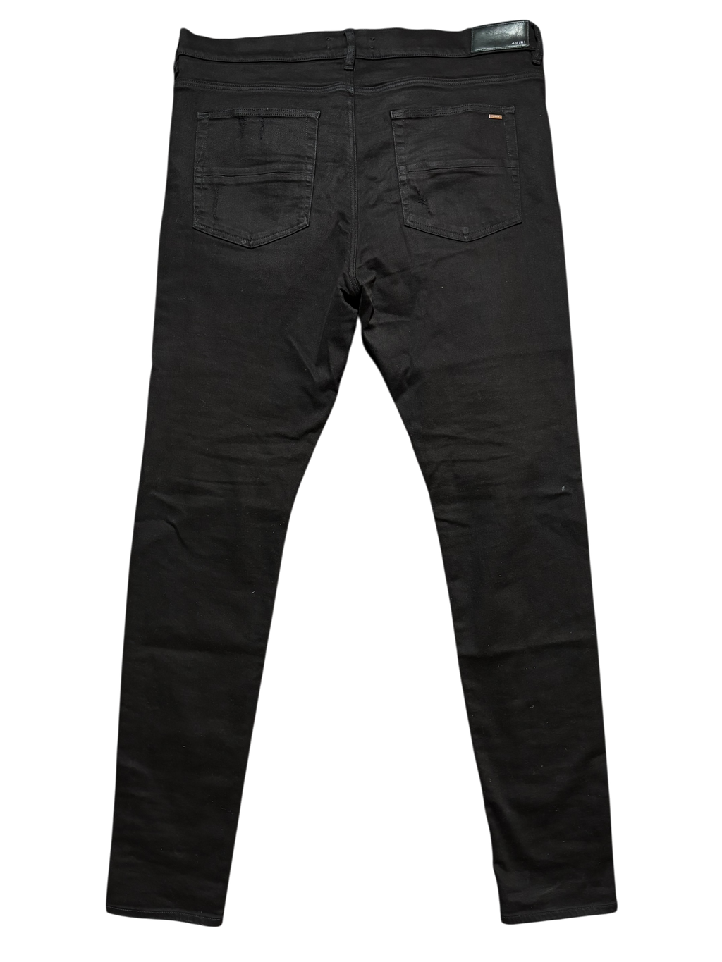 Amiri MX1 Black Patch Jeans - Size 40