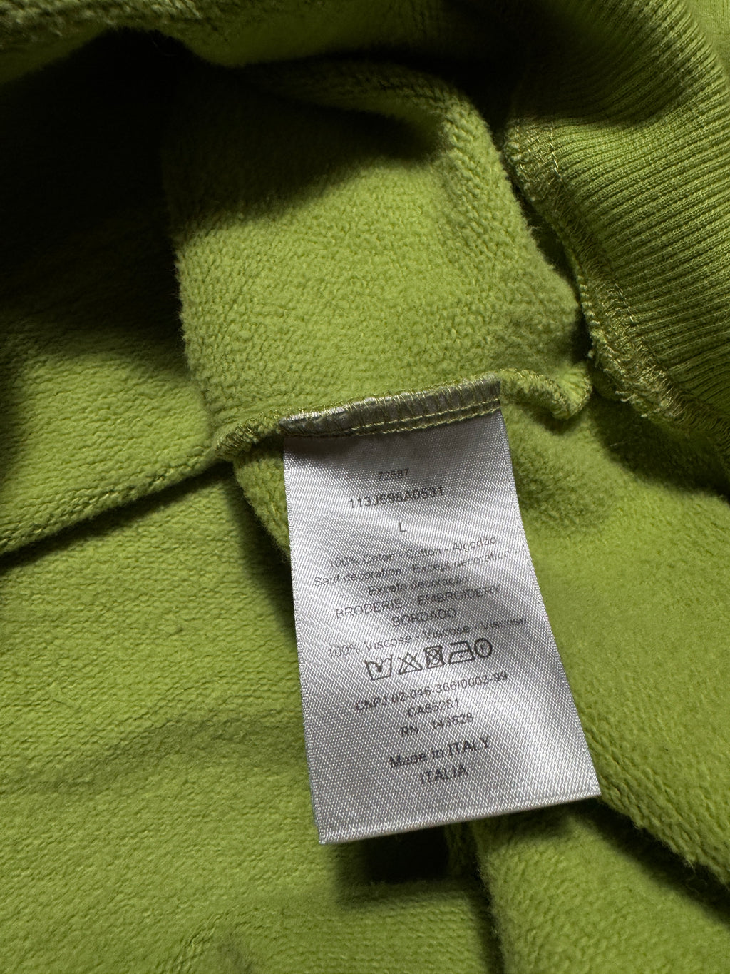 Dior Green CD Logo Hoodie
