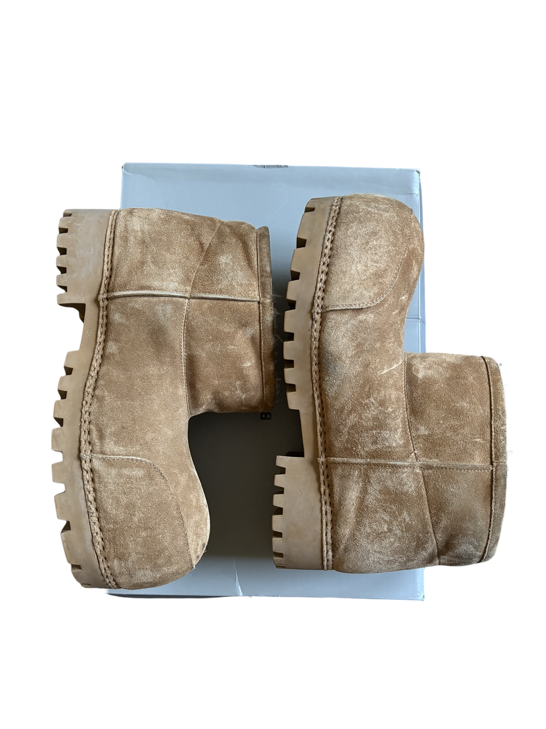 Balenciaga Alaska Suede Ankle Boots