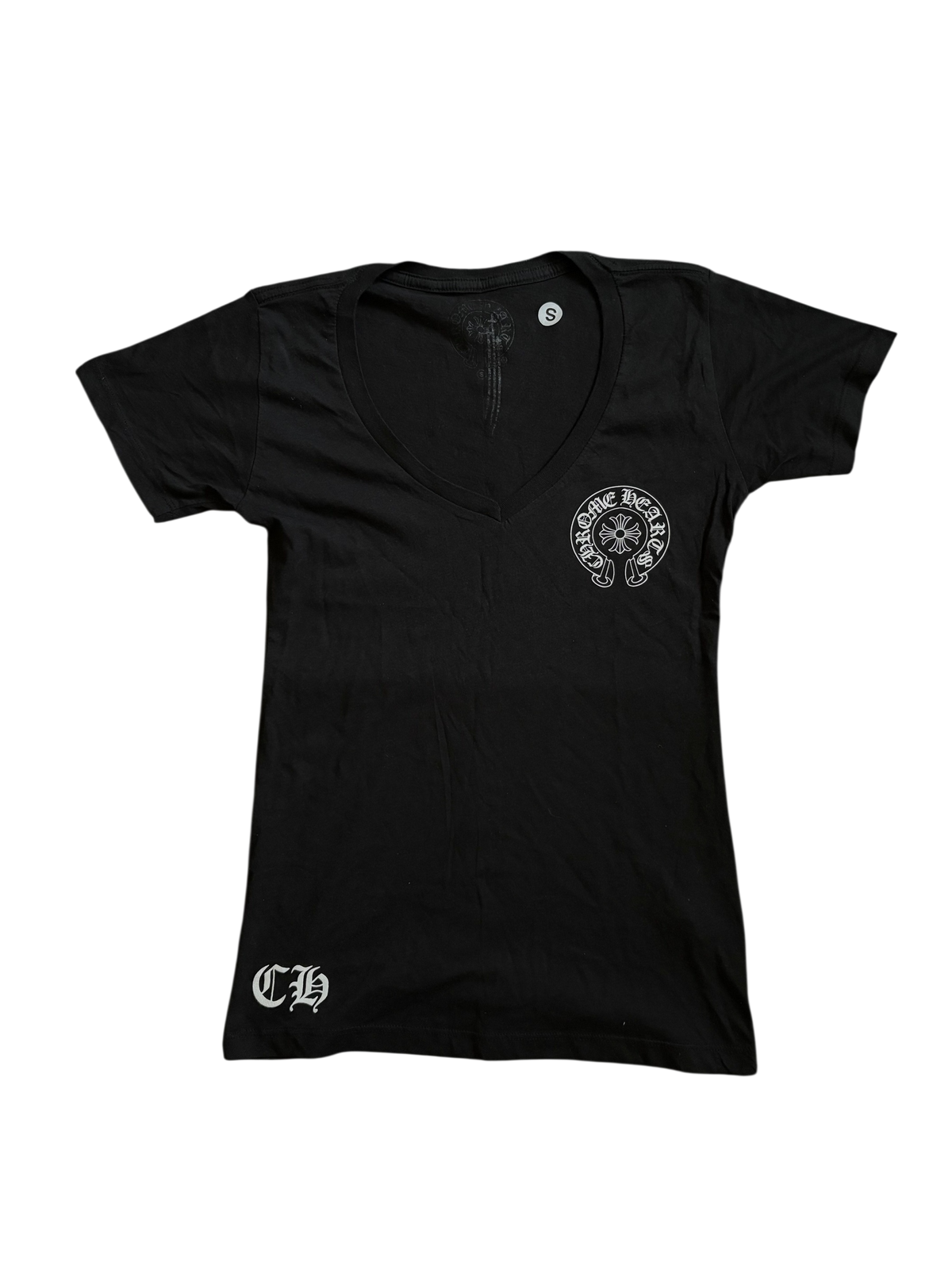 Chrome Hearts Short Sleeve V Neck T-Shirt Women’s