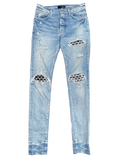 Amiri MX1 Light Wash Playboy Patch Jeans - 29