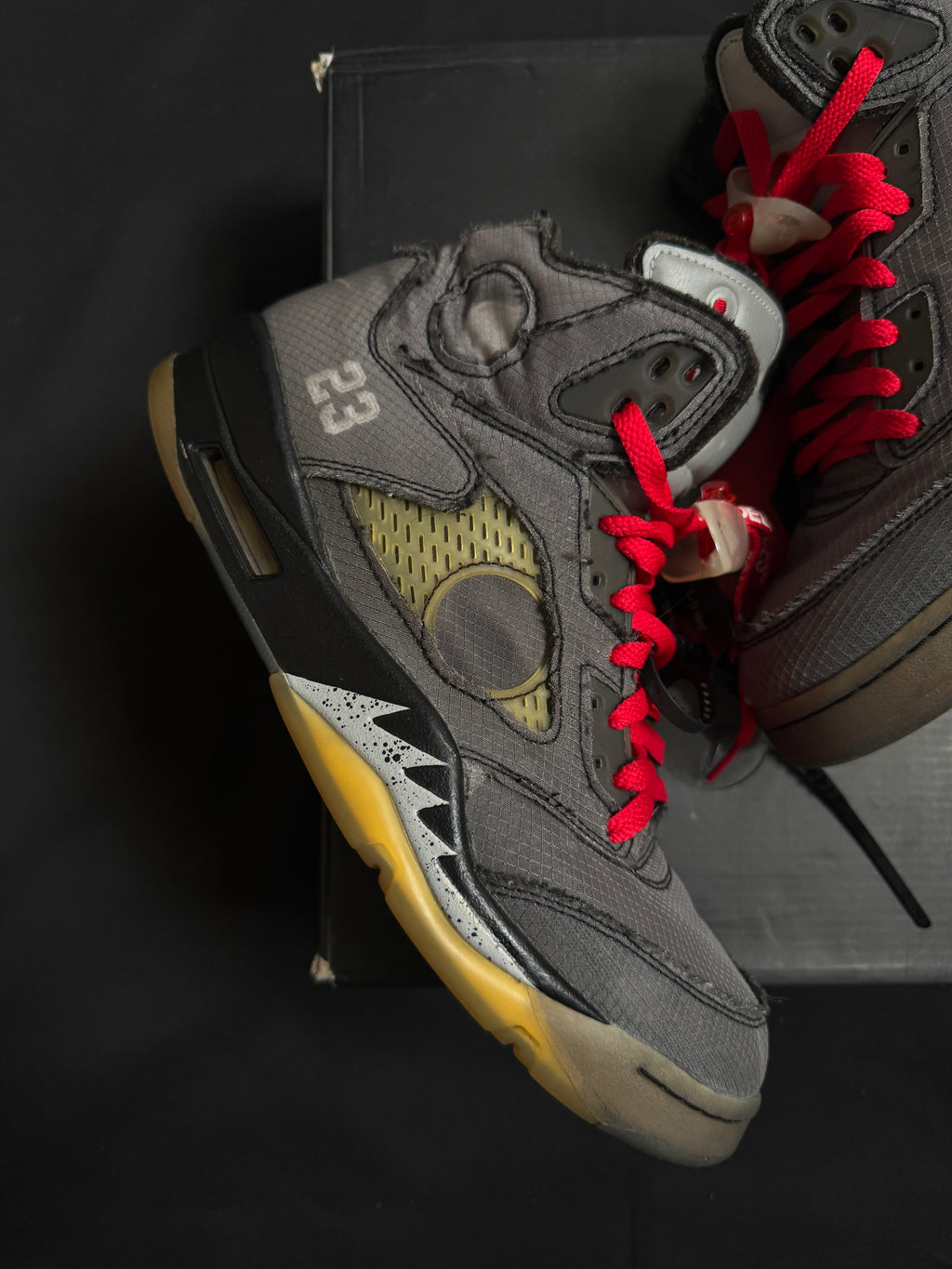 Air Jordan Off White 5 Black