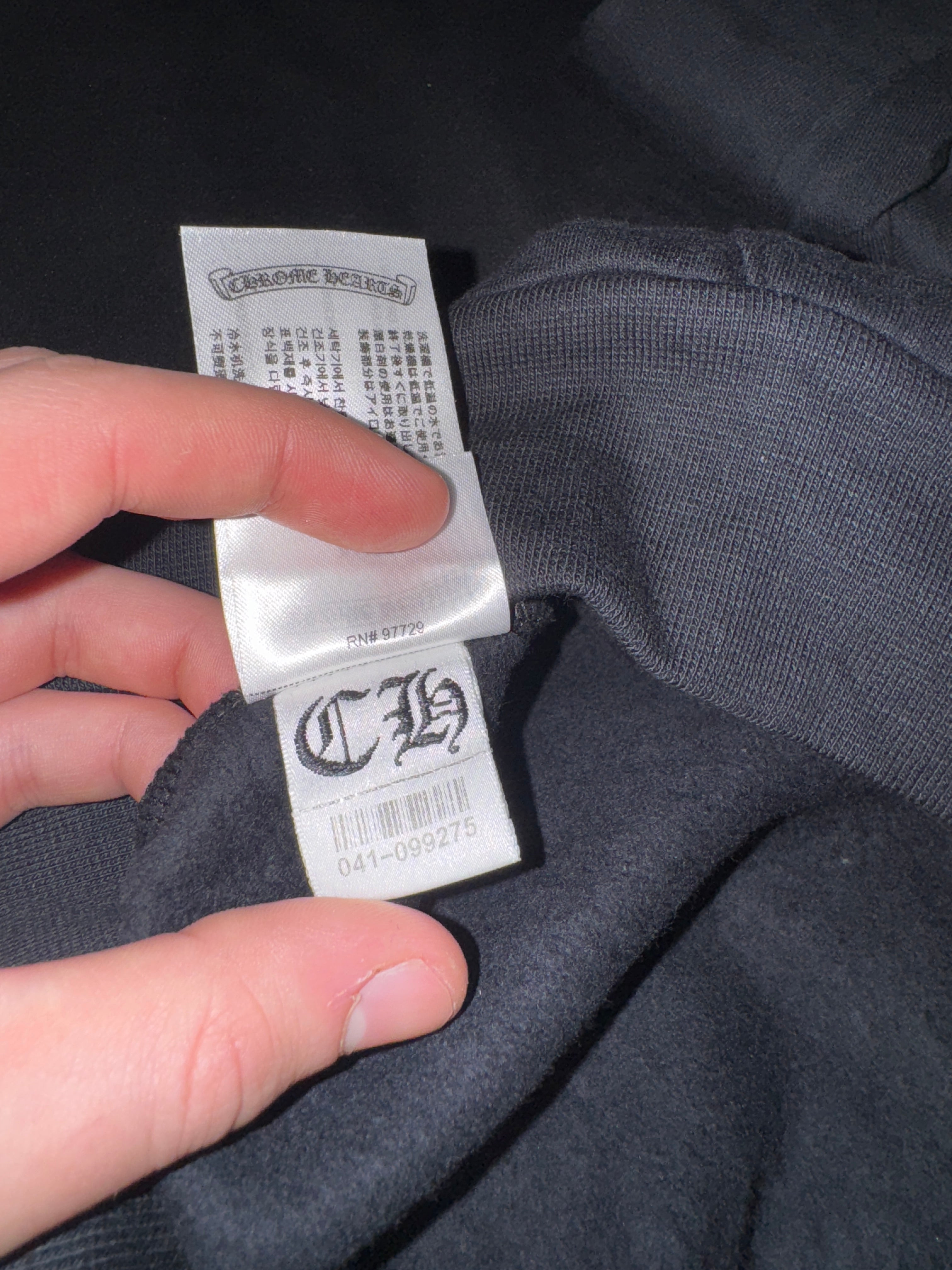 Chrome Hearts 1988 Hoodie Black - Extra Large