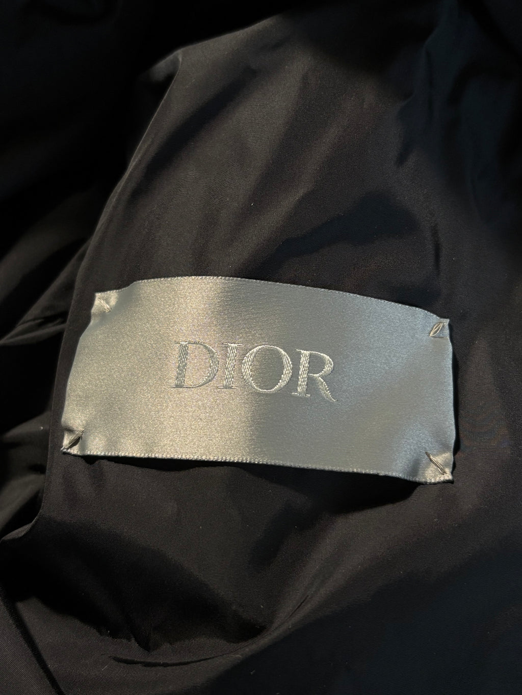 Dior Navy Oblique Puffer Vest - Size 52