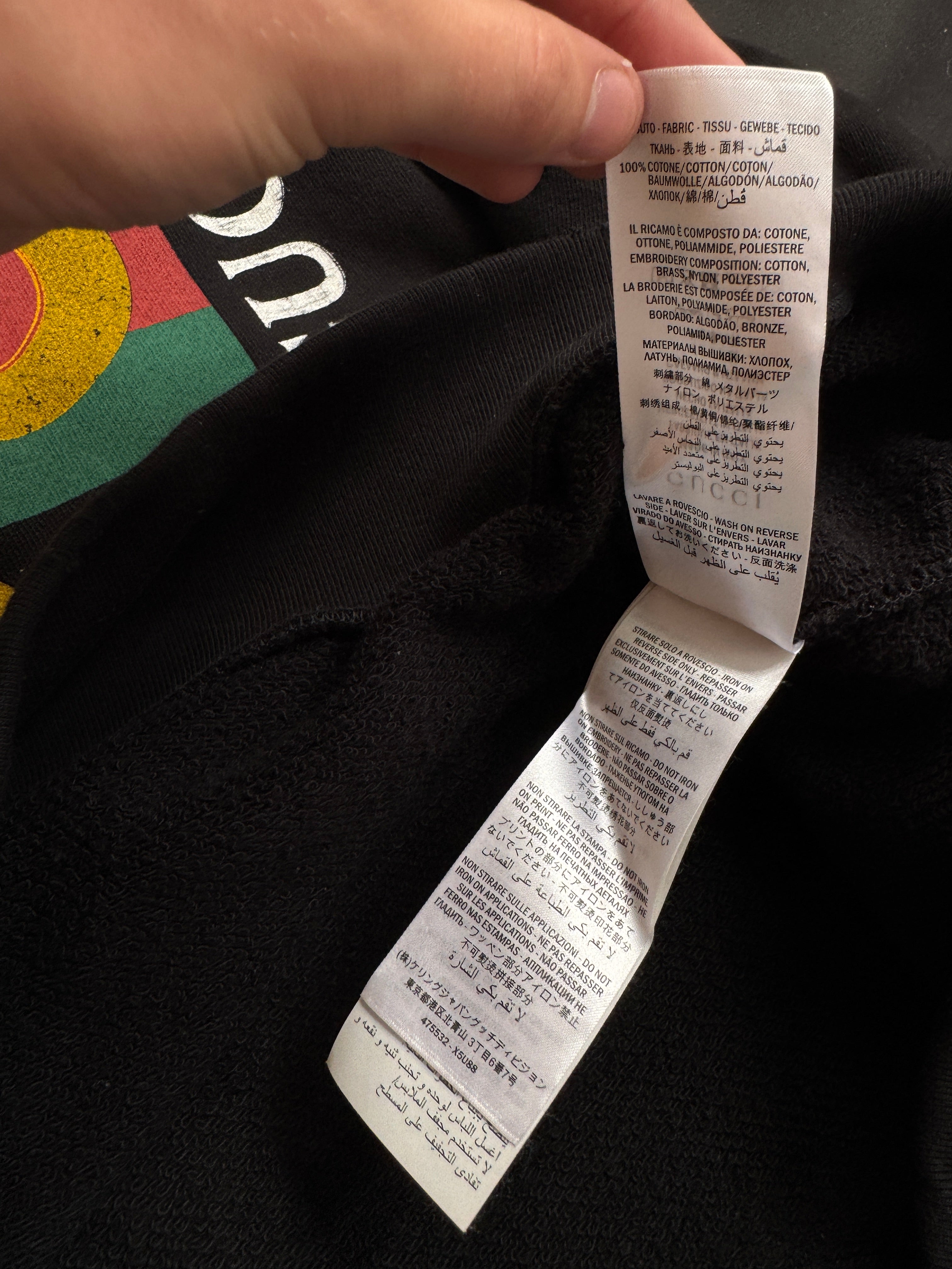 Gucci Loved Floral Embroidered Big Logo Sweatshirt