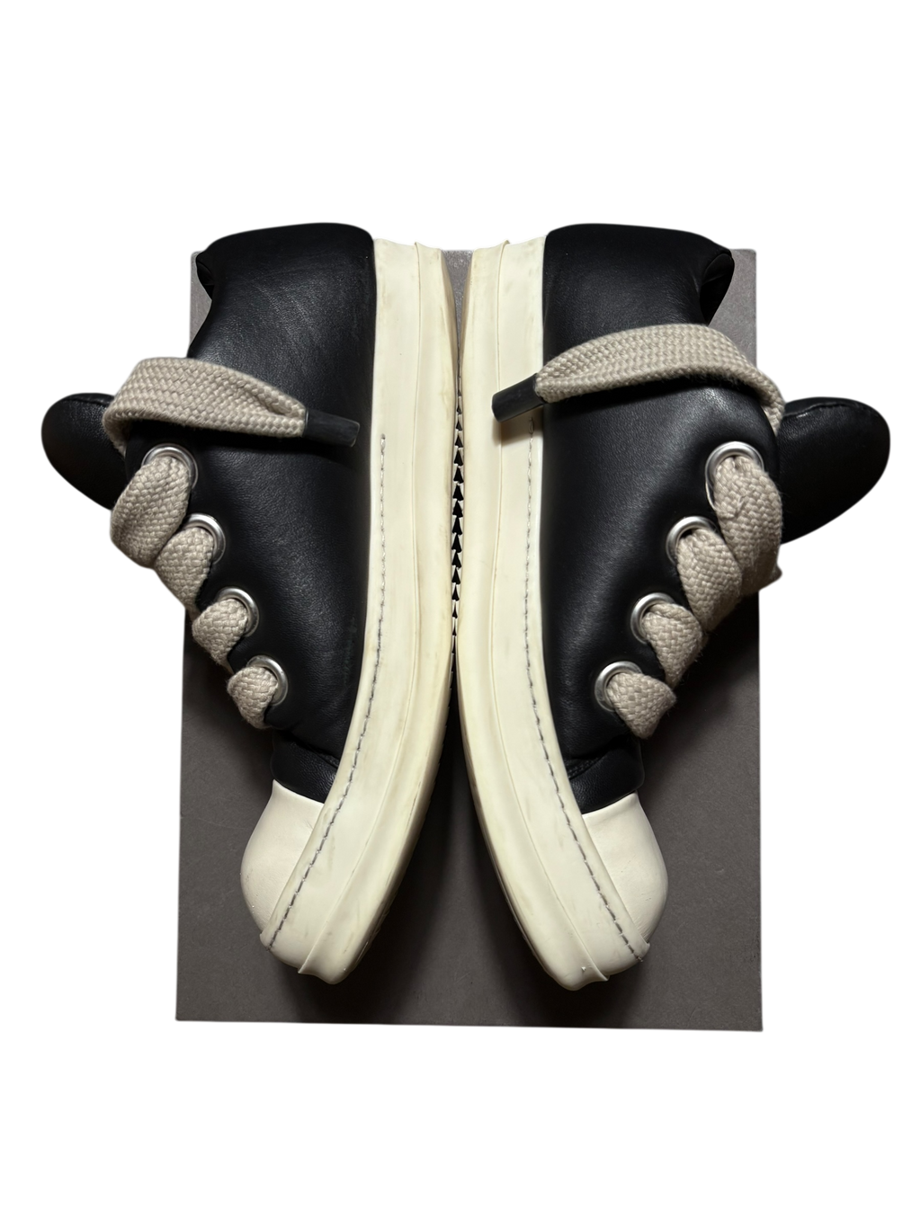 Rick Owens Jumbo Lace Padded Low Sneakers