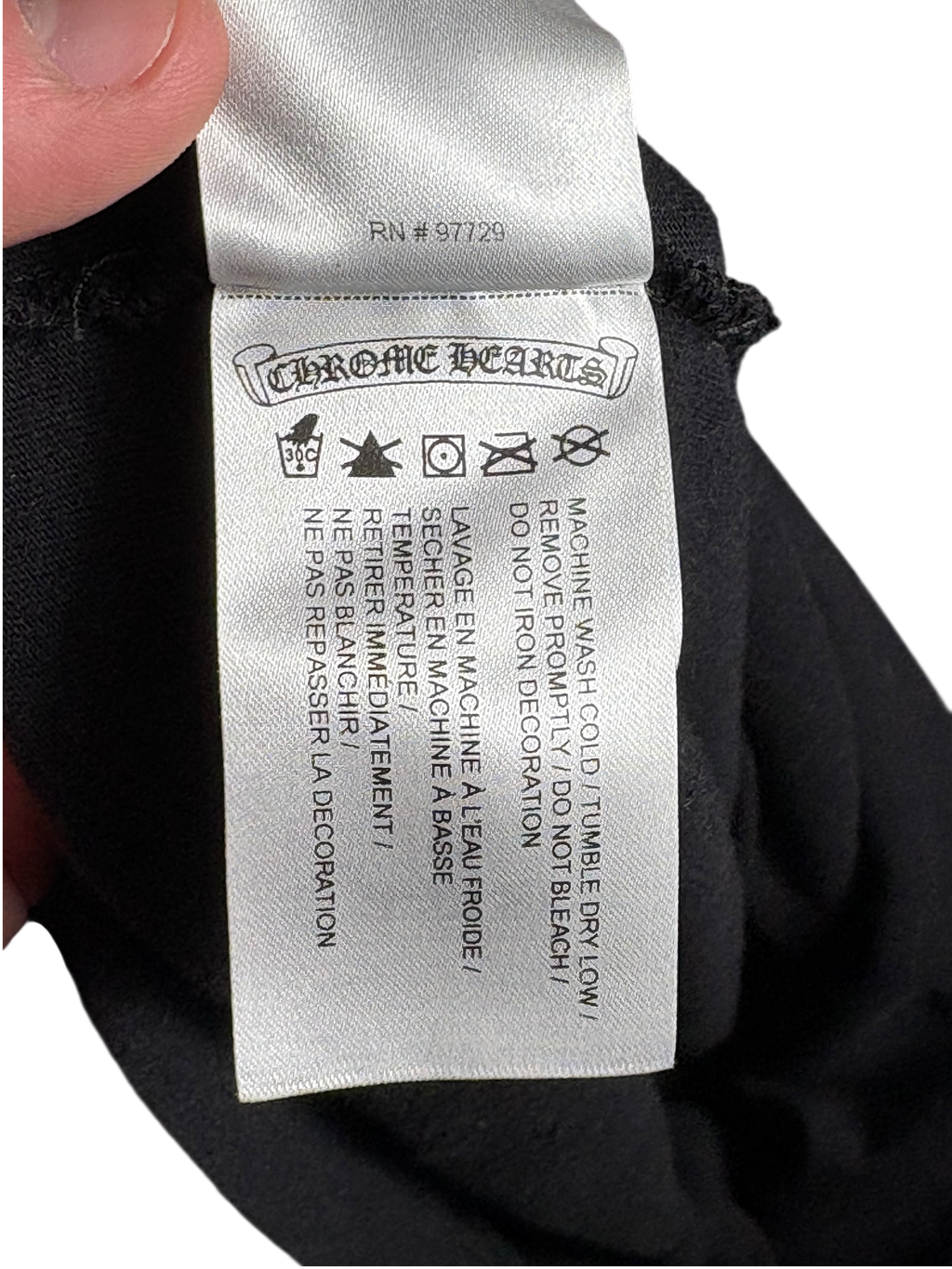 Chrome Hearts Staff Long Sleeve Black Neon Green