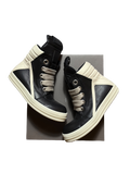 Rick Owens Black Jumbo Lace Geobasket Sneakers - 11
