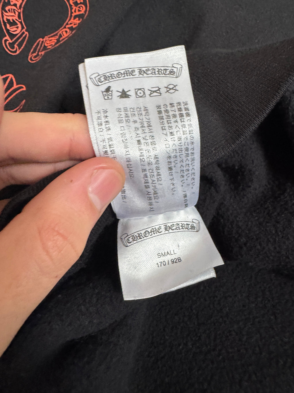 Chrome Hearts Gradient T-bar Hoodie Black