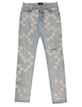 Amiri Jeans Light Wash Chemist White Star 34