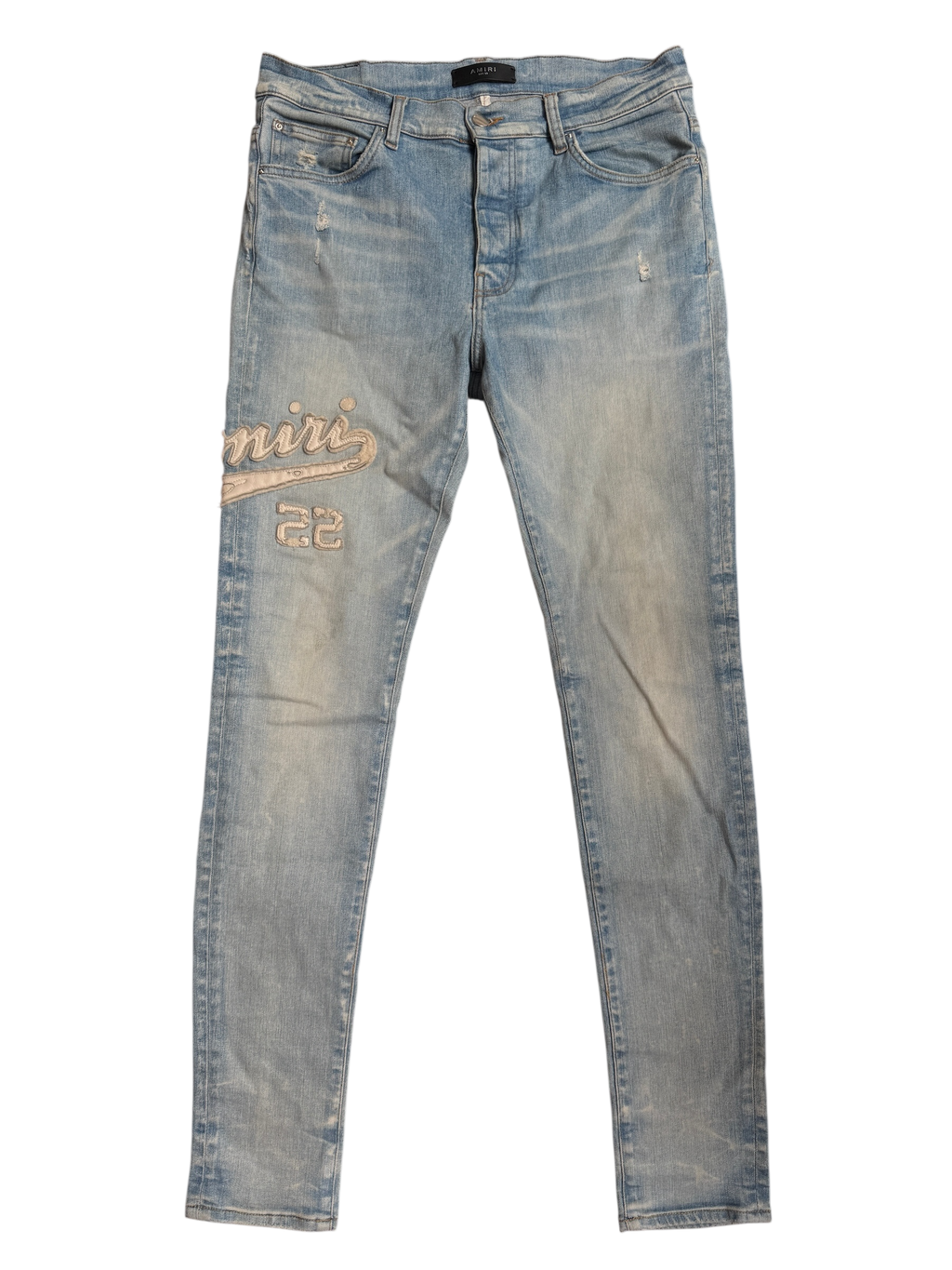 Amiri LightWash Jeans Old English