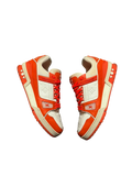 Louis Vuitton White Orange Monogram Trainers