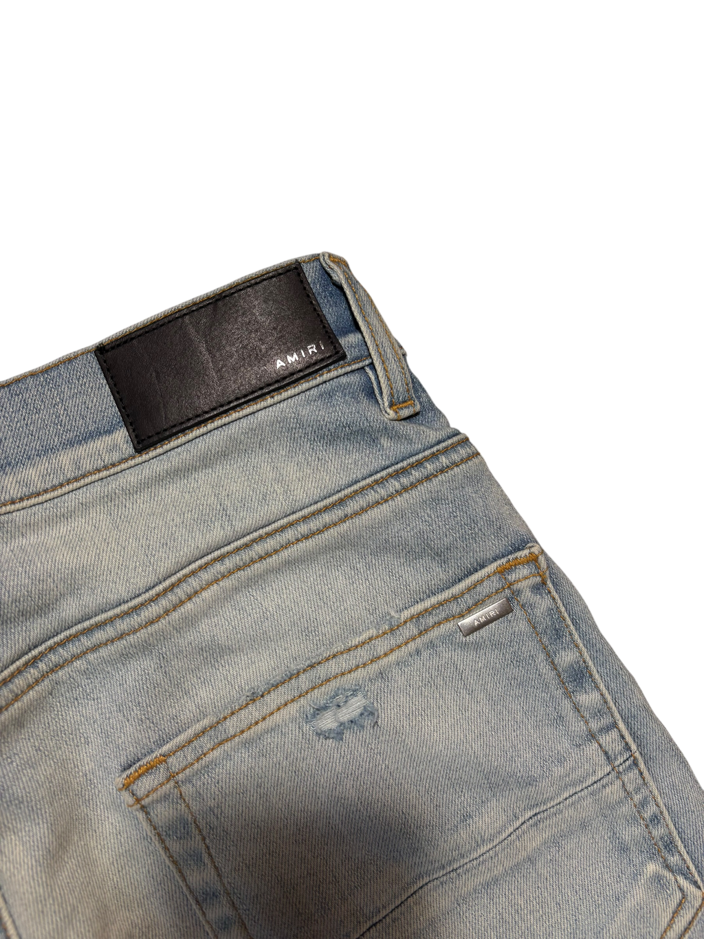 Amiri WaterColor Logo Jean