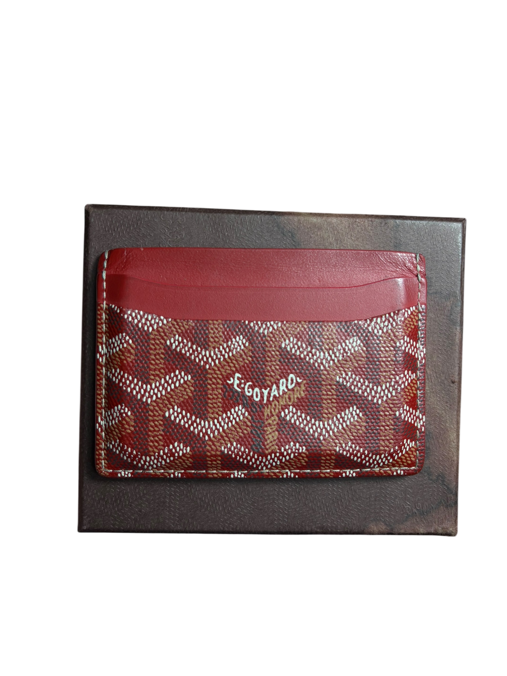Goyard Red Card Holder
