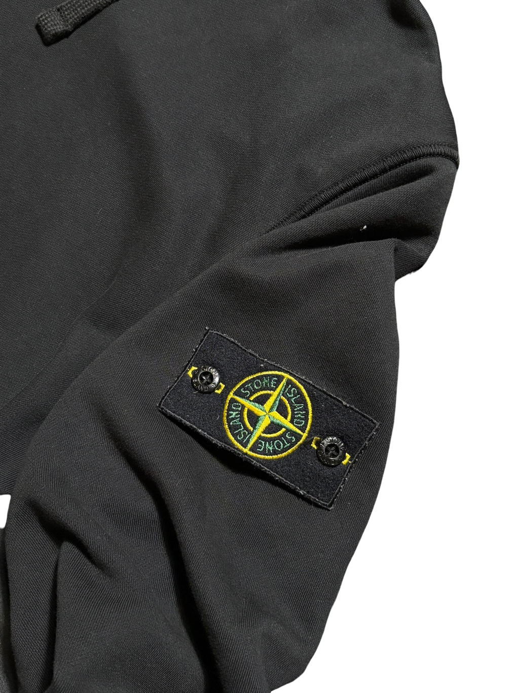 Stone Island Black Pullover Hoodie