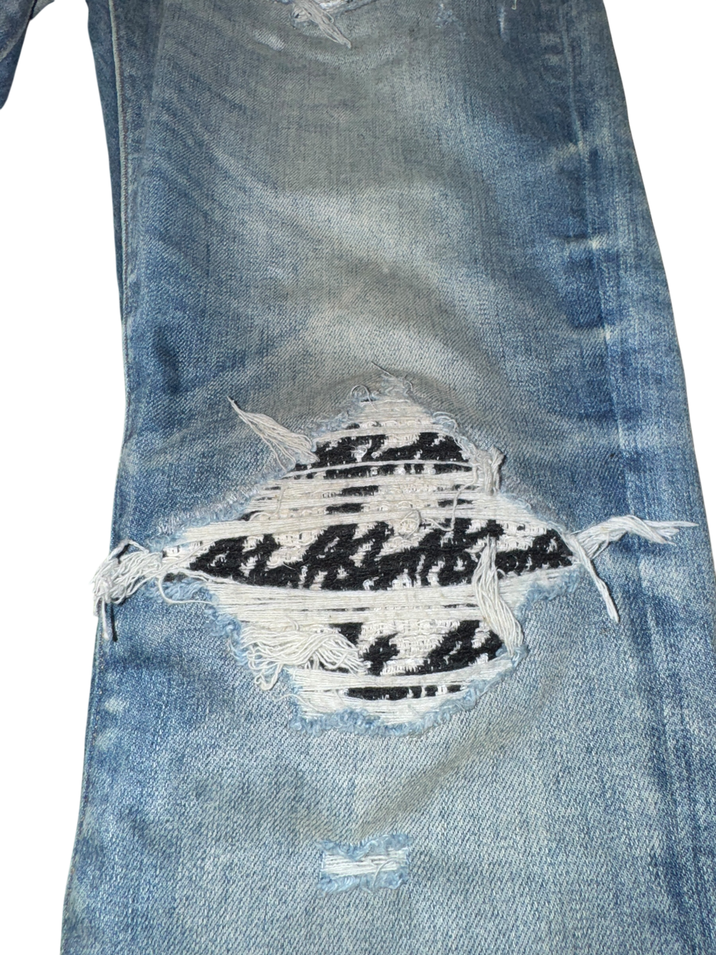 Amiri MX1 Lightwash Boucle Patch