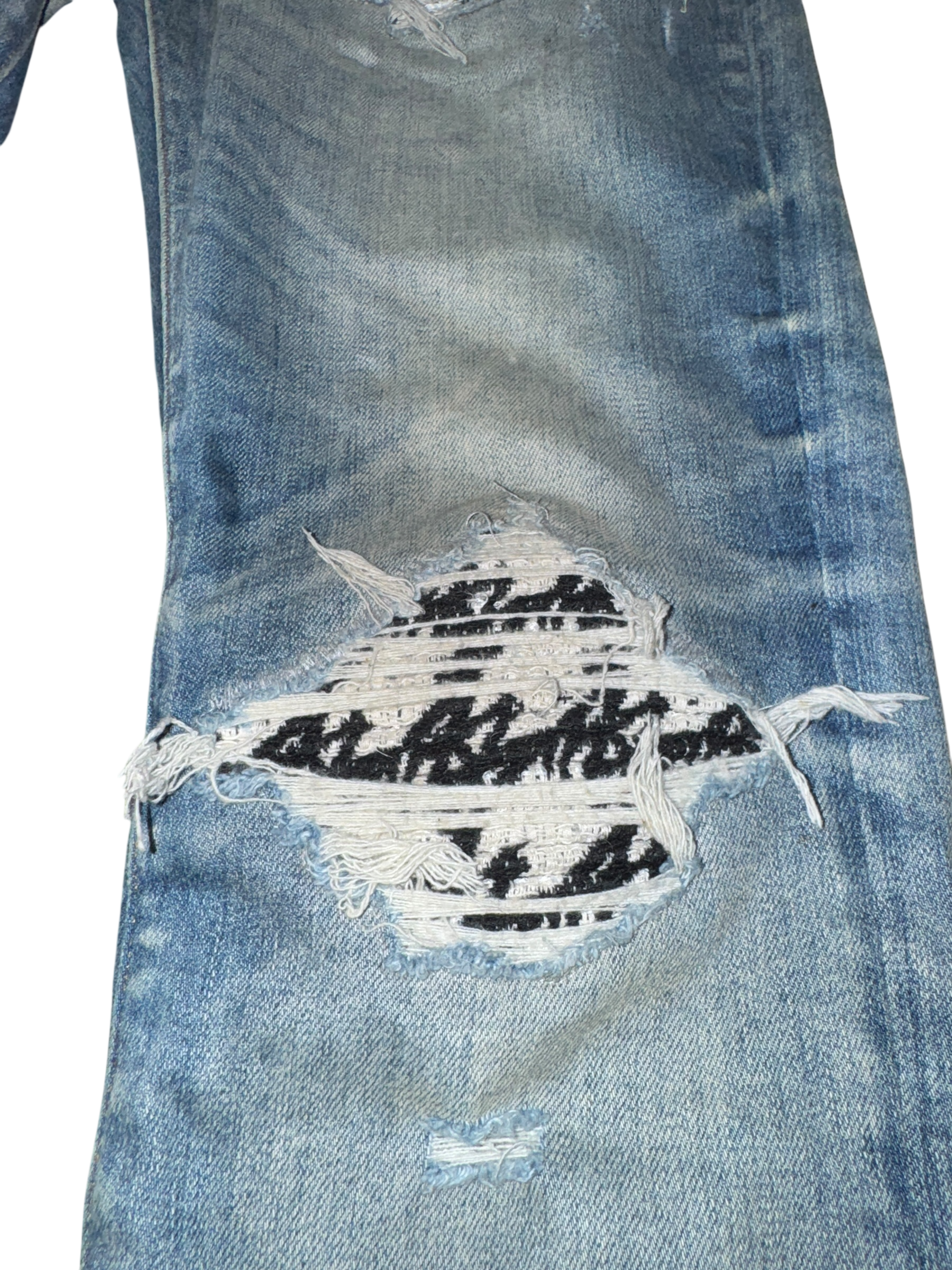 Amiri MX1 Lightwash Boucle Patch