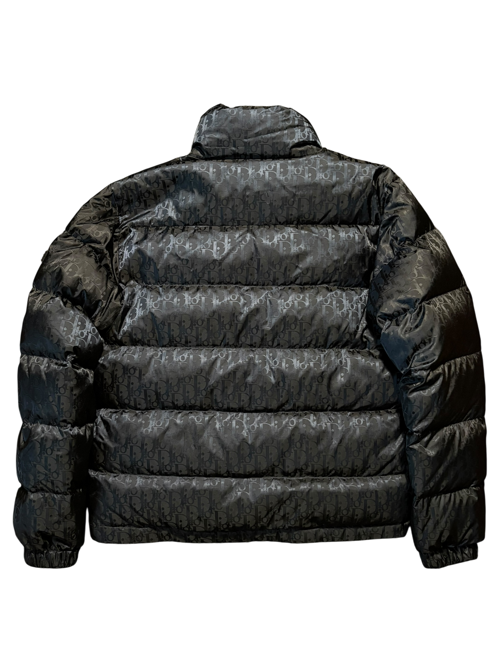 Dior Navy Oblique Puffer Jacket - Size 48