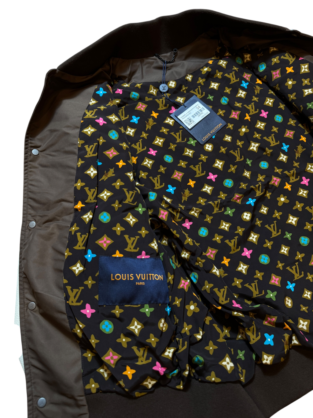 Louis Vuitton by Tyler, the Creator Embroidered Varsity Jacket - Size 54