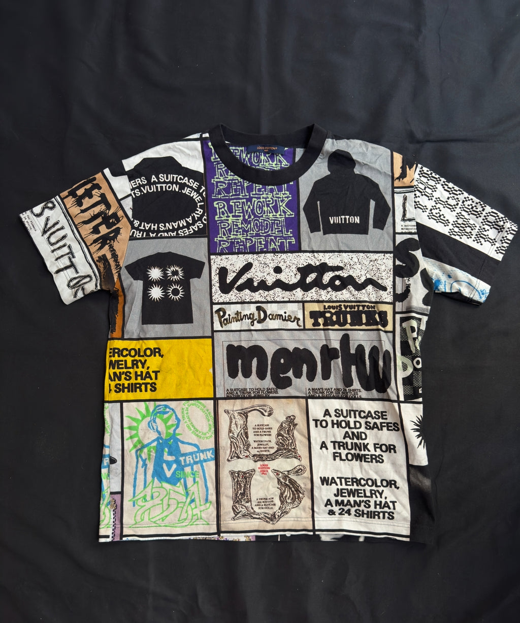 Louis Vuitton Printed Color T-Shirt
