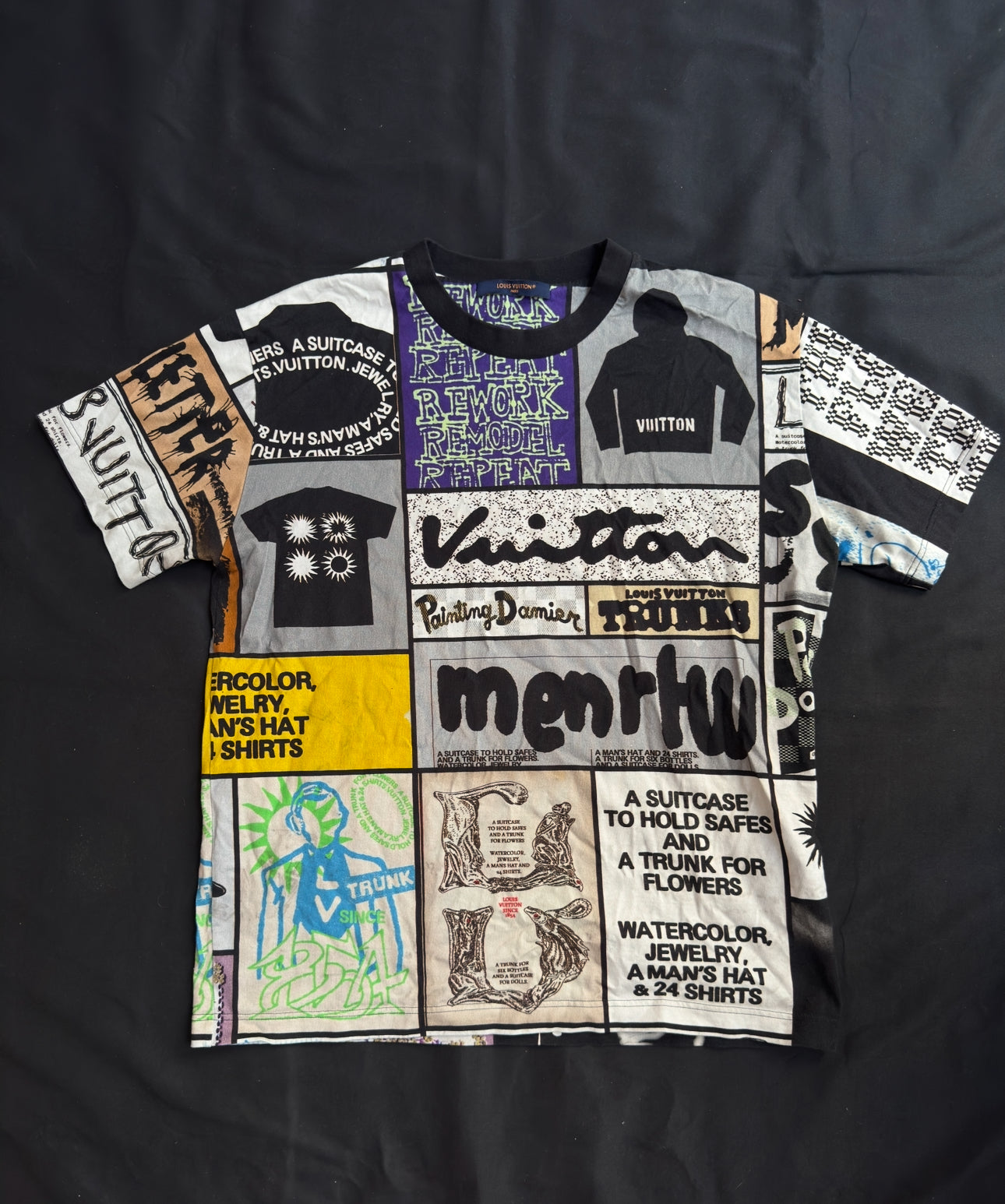 Louis Vuitton Printed Color T-Shirt