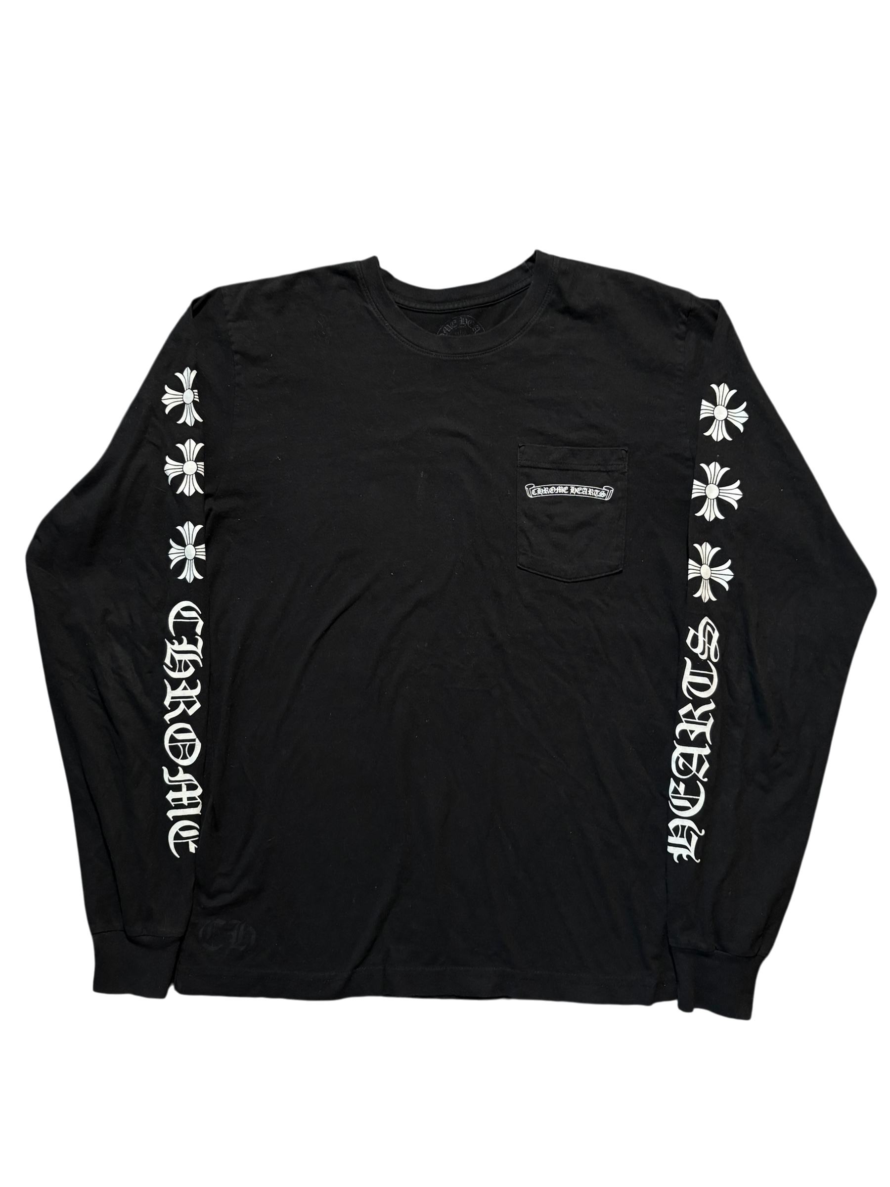 Chrome Hearts Cross Long Sleeve T-Shirt- Size L