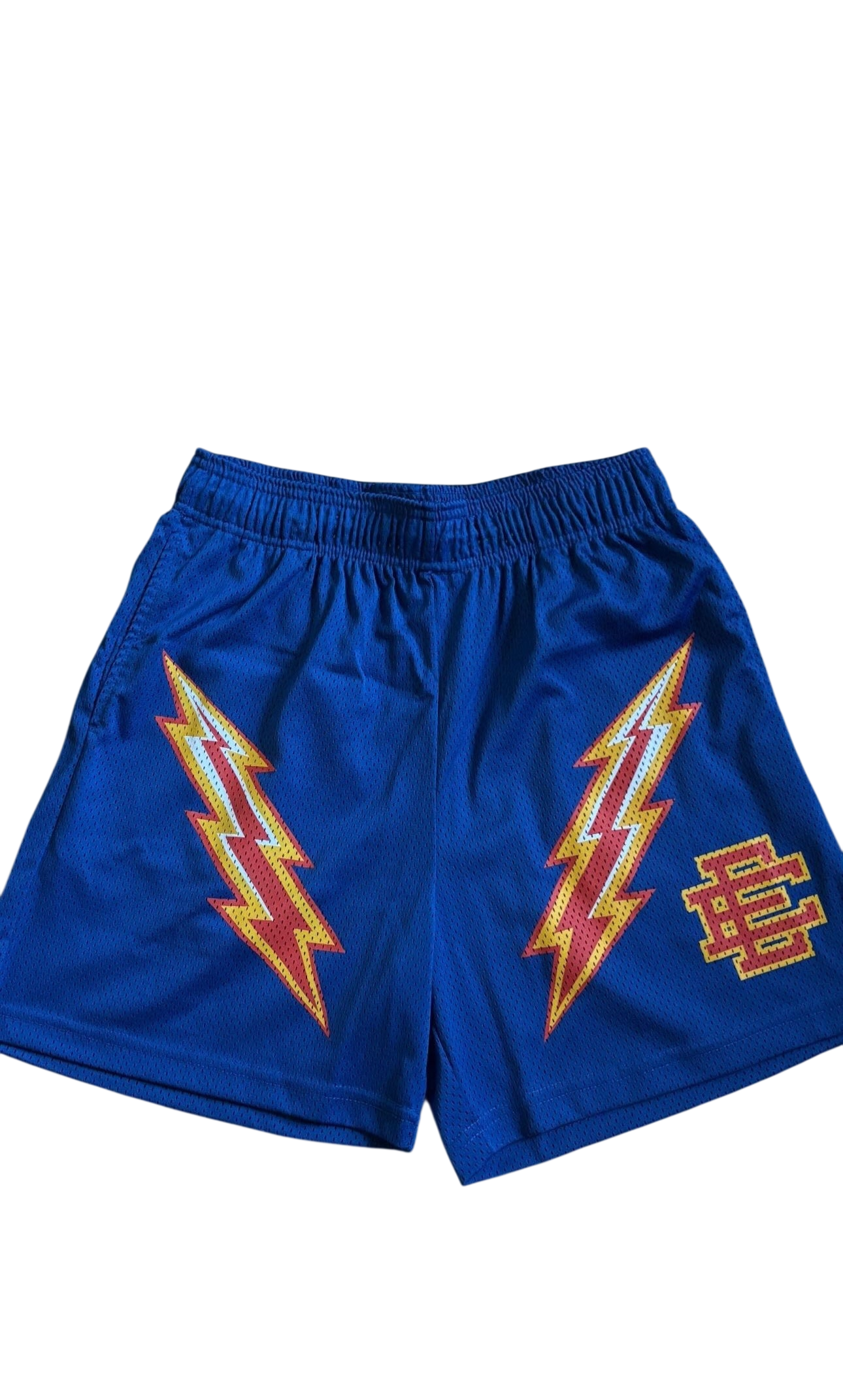 Eric Emanuel EE Shorts Blue/Red Bolt
