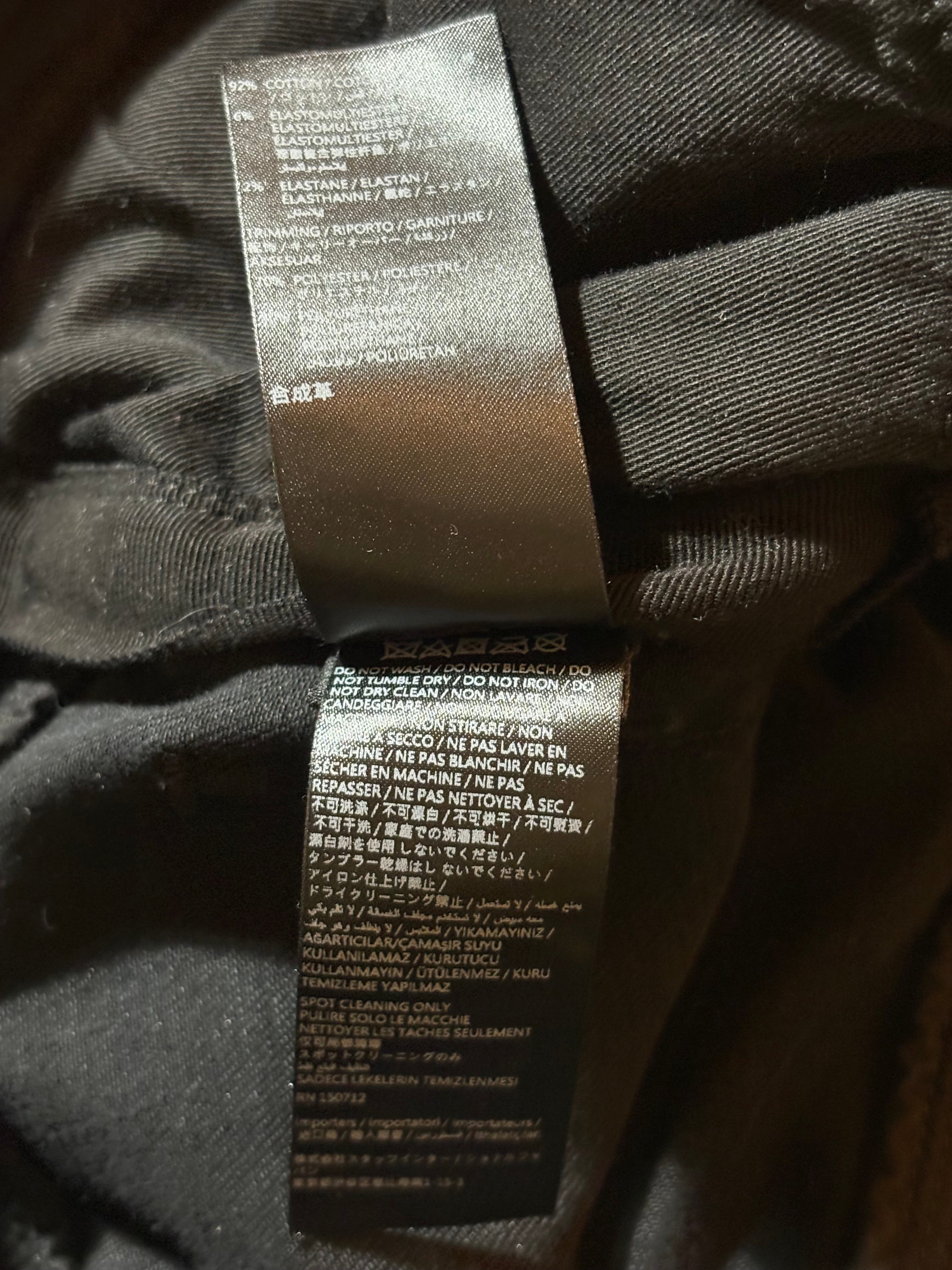 Amiri MX1 Black White Patch Jeans - Size 34