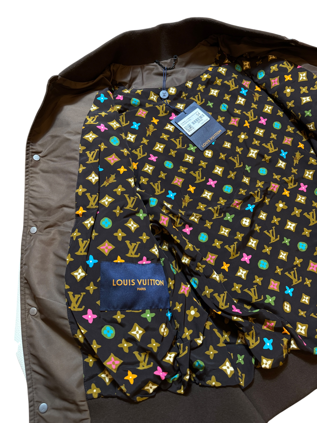 Louis Vuitton by Tyler, the Creator Embroidered Varsity Jacket - Size 52