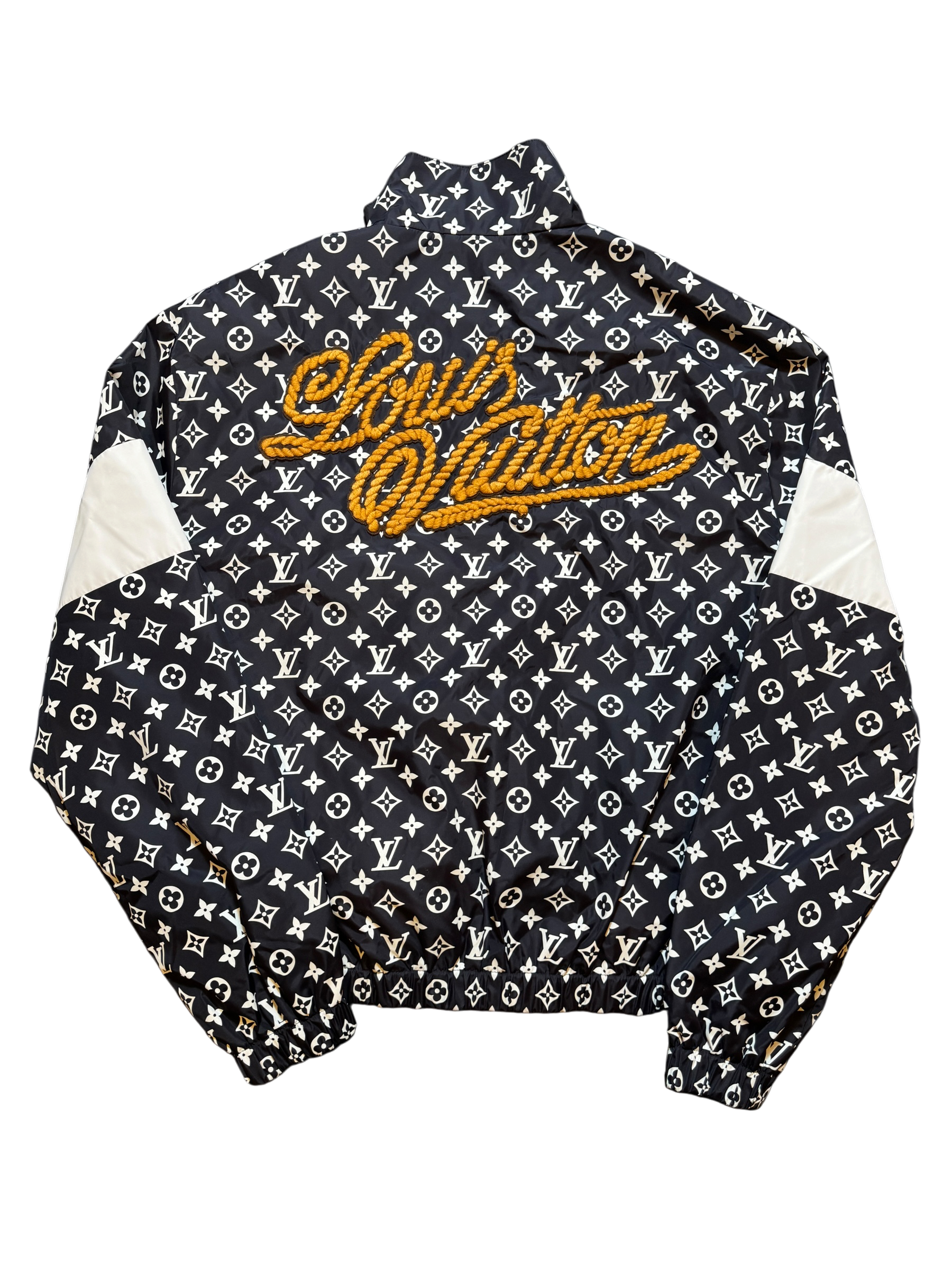 Louis Vuitton Monogram Nylon Windbreaker Jacket - Size 48